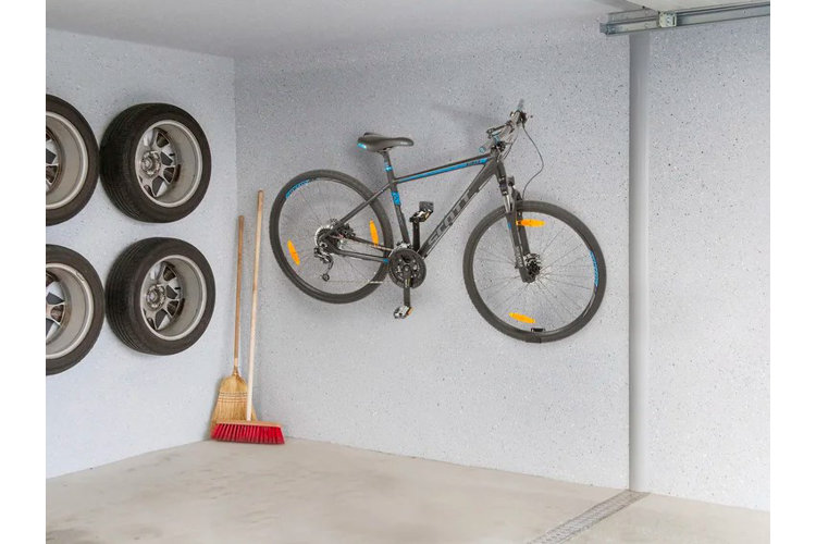 Hanging bikes in hot sale garage